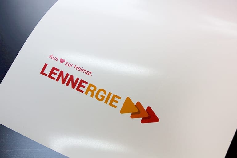 Logo-Entwicklung · Lennergie Logo-Entwicklung · Lennergie