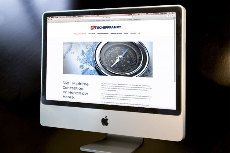 Website · FL Schifffahrt Website · FL Schifffahrt