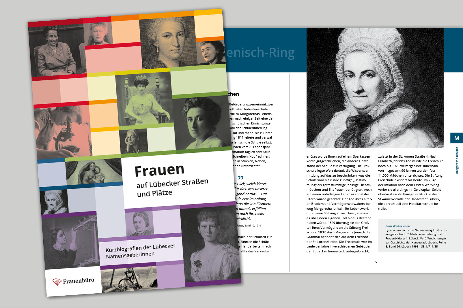 Buchgestaltung »Frauen auf Lübecker Straßen und Plätze« · Frauenbüro Lübeck